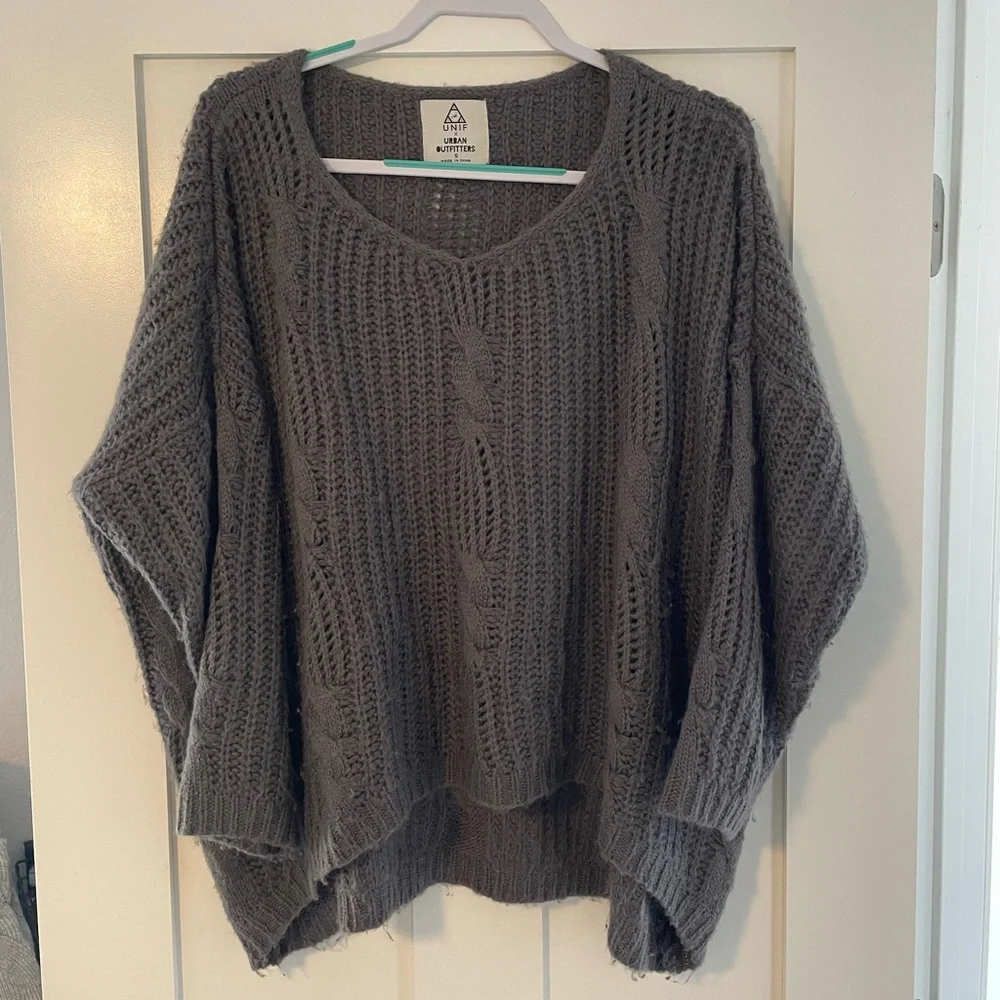 Urban Outfitters x UNIF chunky cable knit sweater - Picture 1 of 9